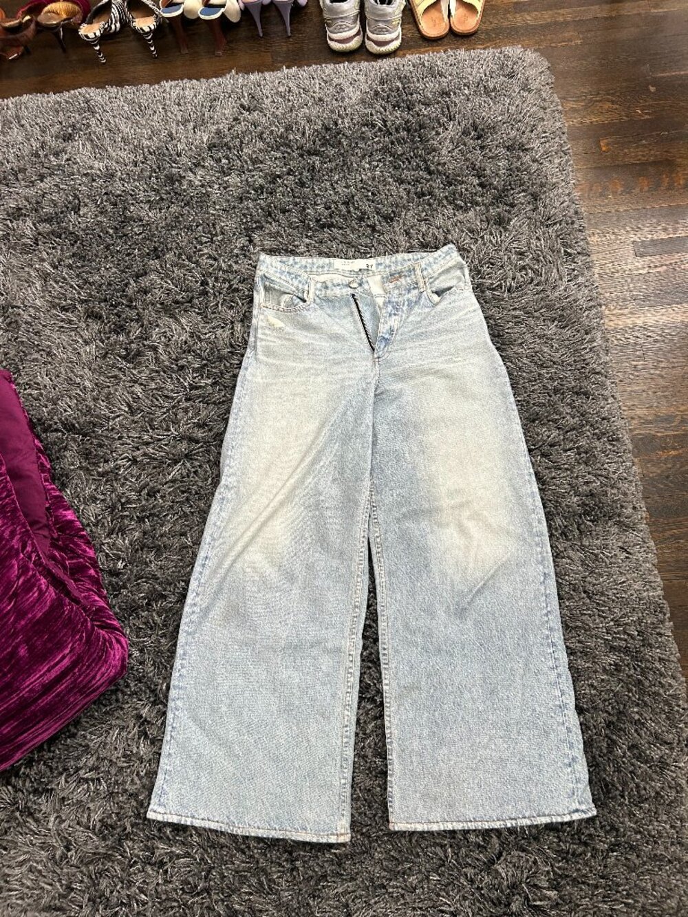 Rag & Bone knit pull-on pants (jersey "sweatpant jeans") Women's 27
